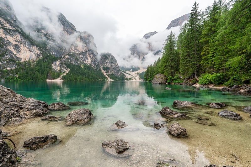 Lake and Mountain Landscape